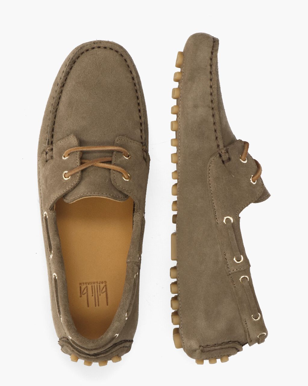 A8571 Taupe Dames Veterschoenen