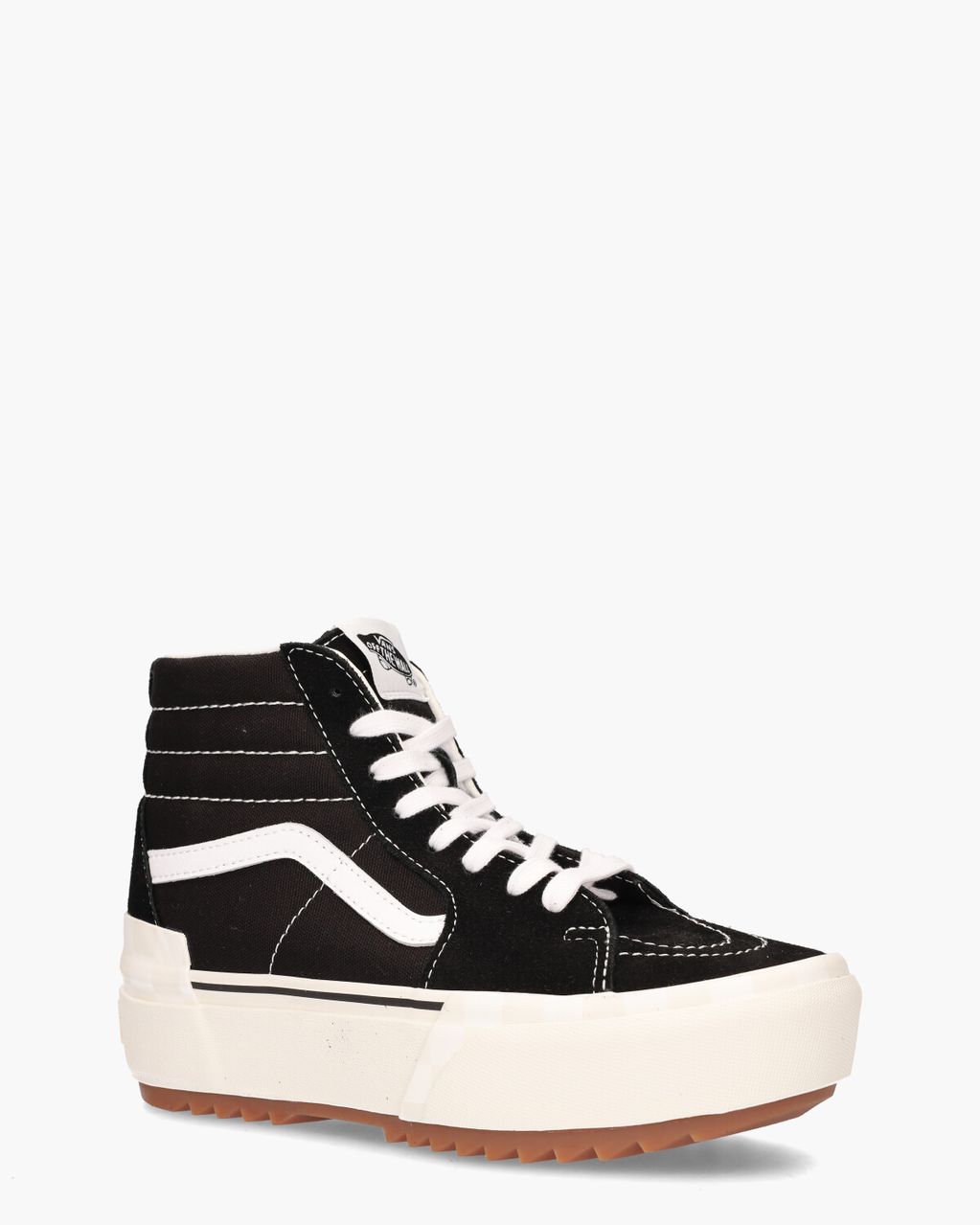 SK8-Hi Stacked Suede Zwart Damessneakers