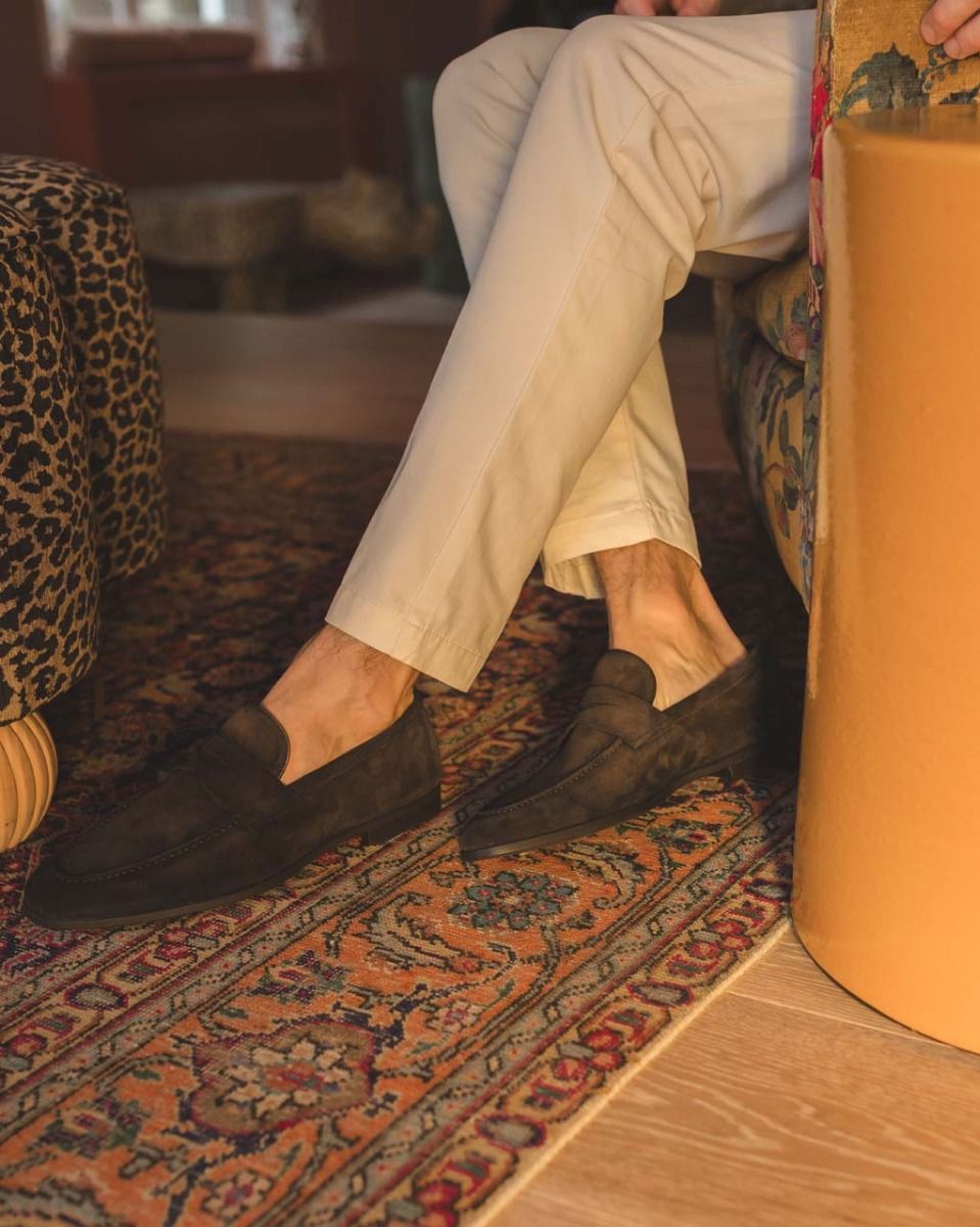 25396 Donkerbruin Herenloafers