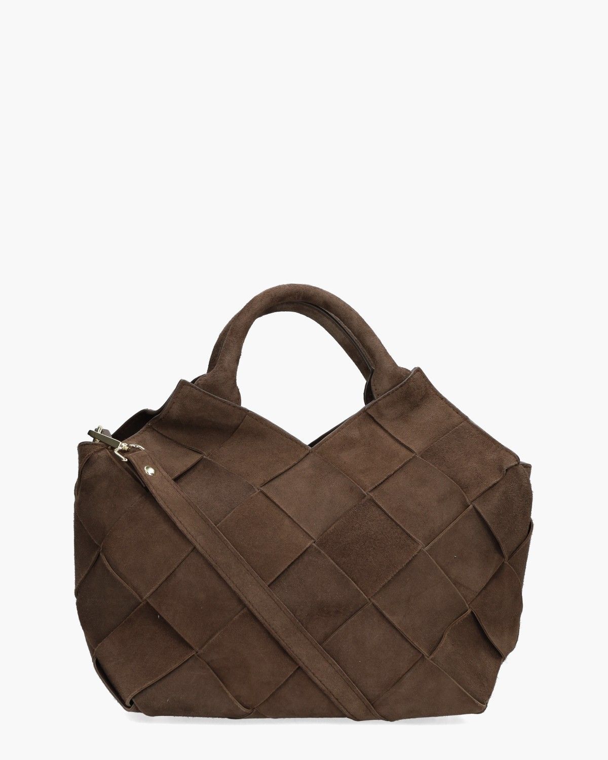 Viamailbag Benny Madras Donkerbruin afbeelding