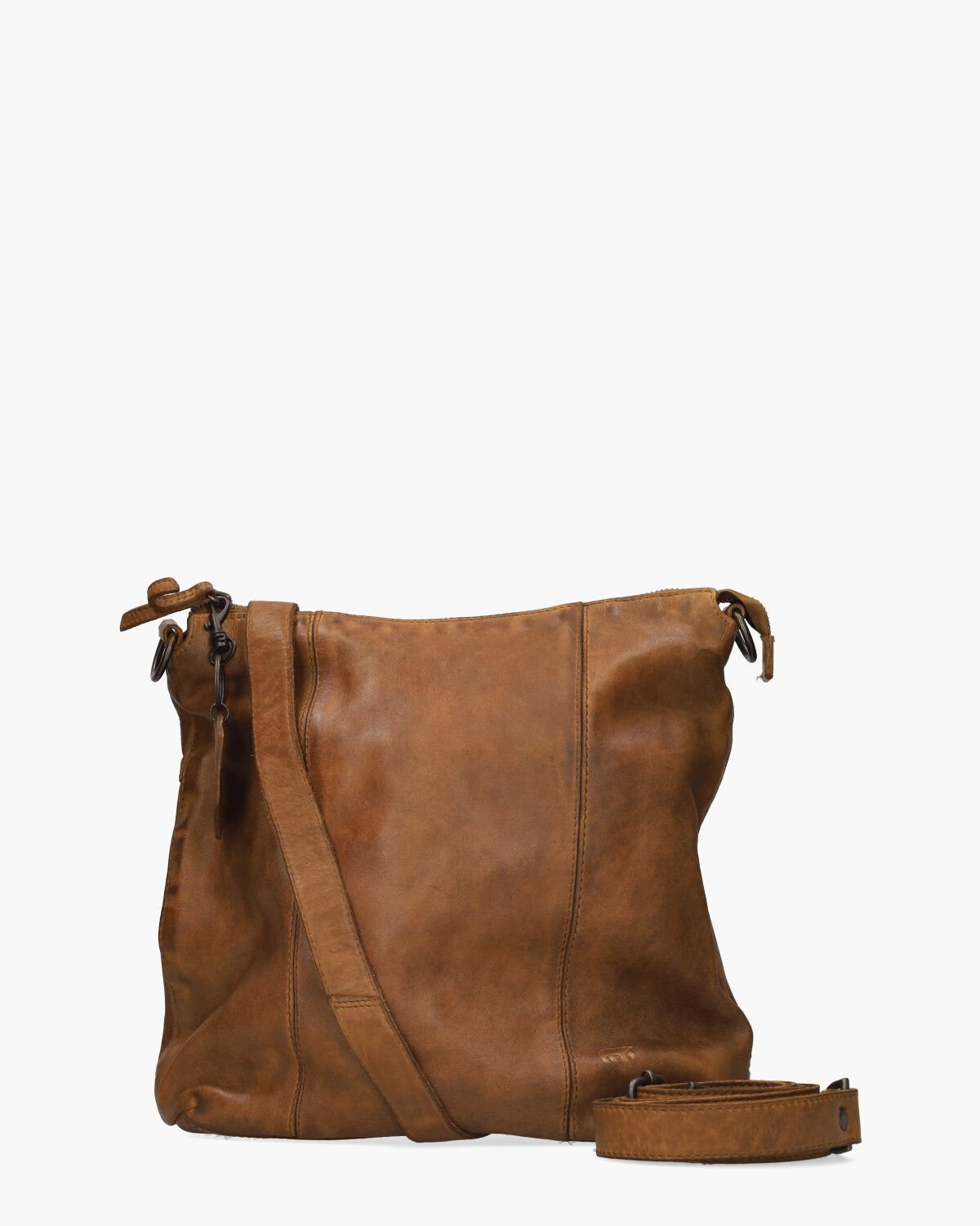 Bear Design Crossbodytas / Schoudertas Dames - Leer - Natascha - Cognac