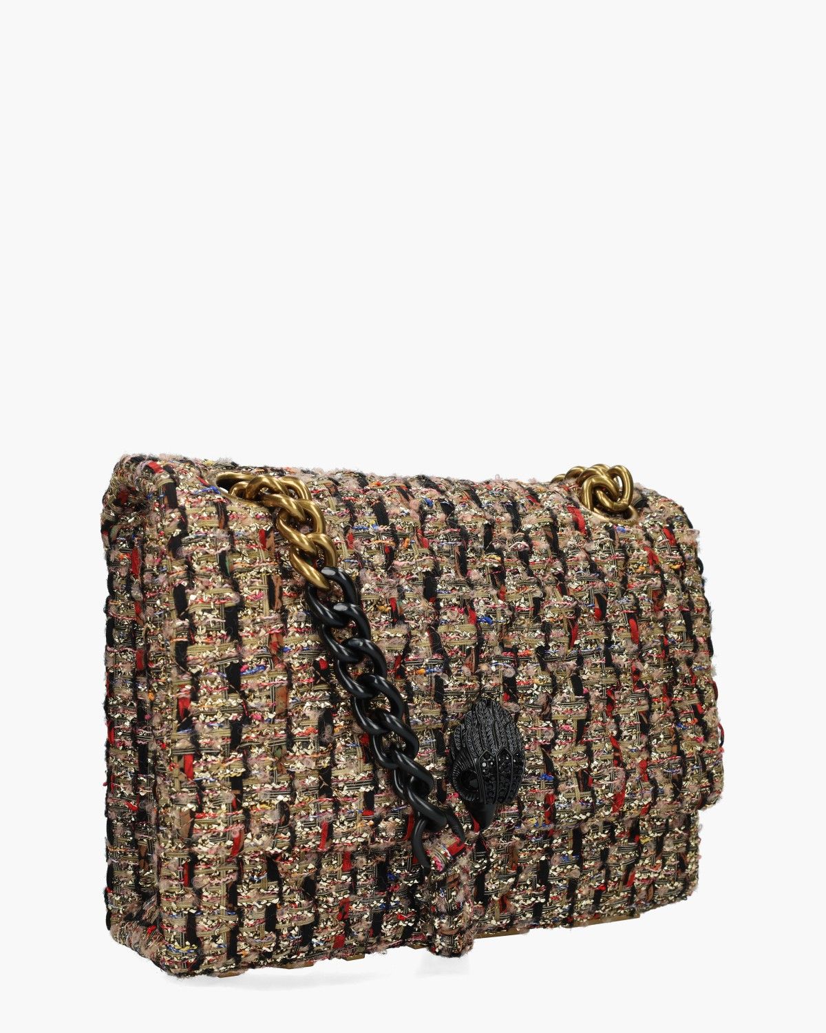 Kurt Geiger Large Kensington Metallic Tweed Multicolor