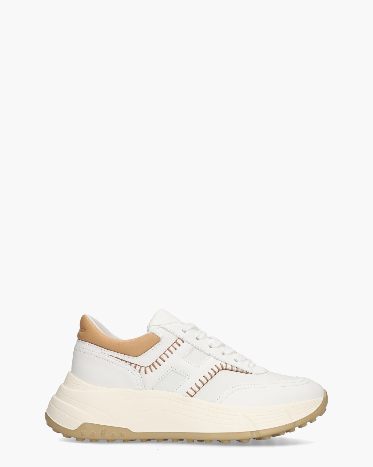 Hogan Hi-Fi Wit/Cognac