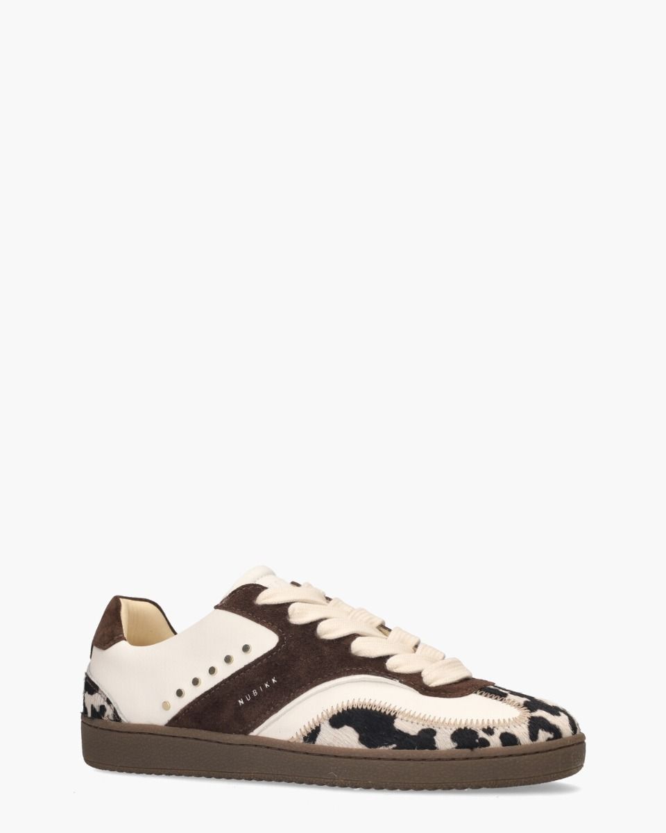 Nubikk Ray Owen Studs Donkerbruin/Off-White