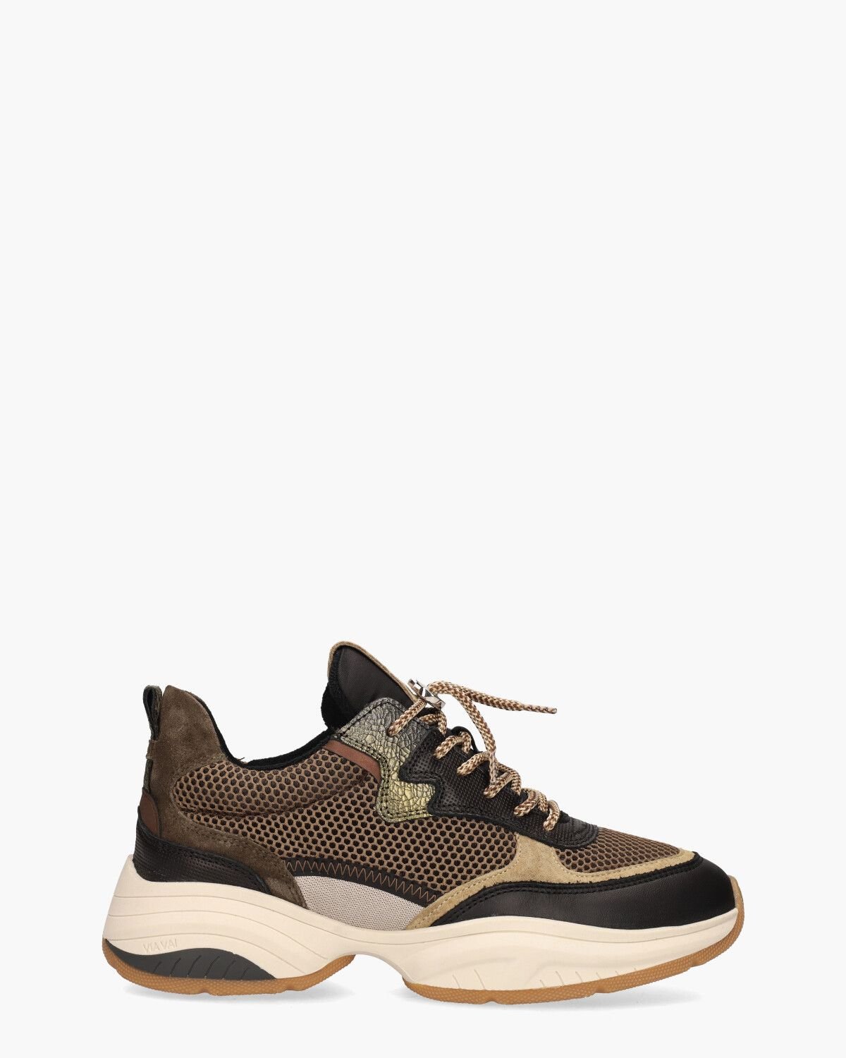 VIA VAI Pepper Zyra Sneakers - Bruin - Maat 38