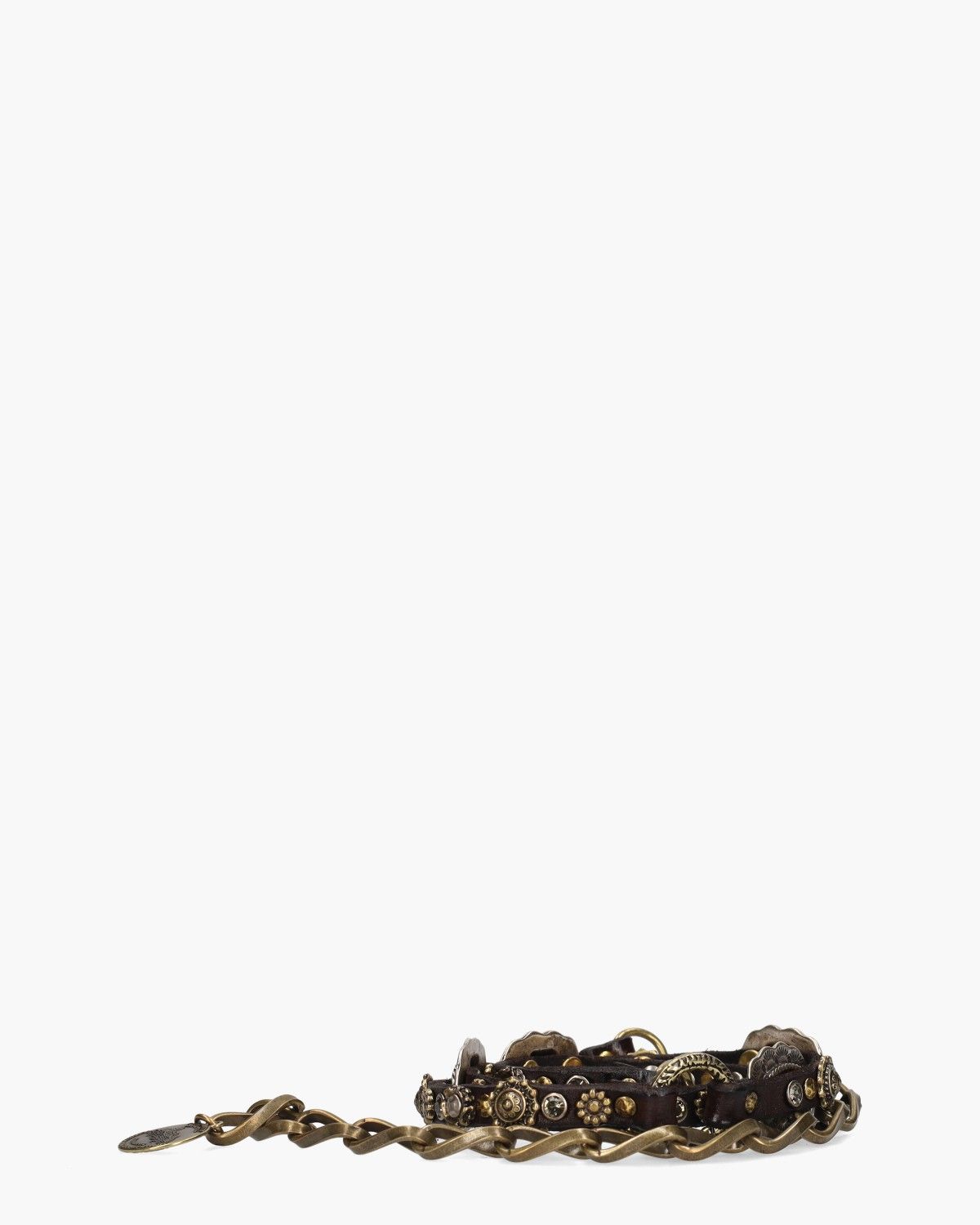 Bottega Del Cuoio Catena Donkerbruin/Goud