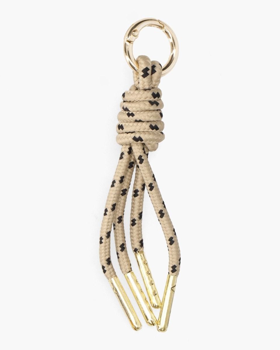 Laces Beige/Zwart Bag Charm
