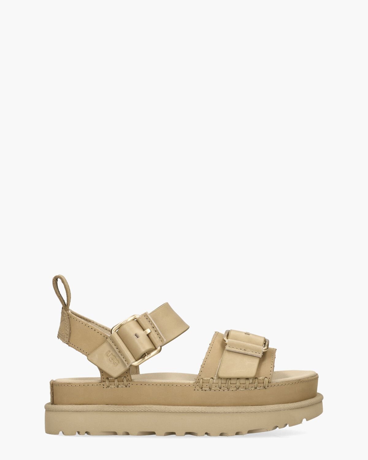 UGG® Goldenstar Villa Sandal for Women in Brown, Size 4, Leather