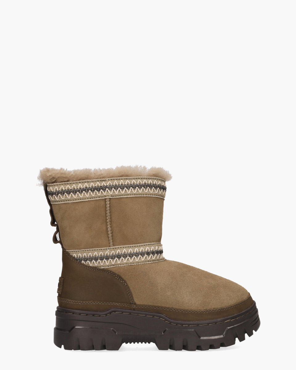 UGG® Classic Mini TrailGazer Boot, Size 4, Suede