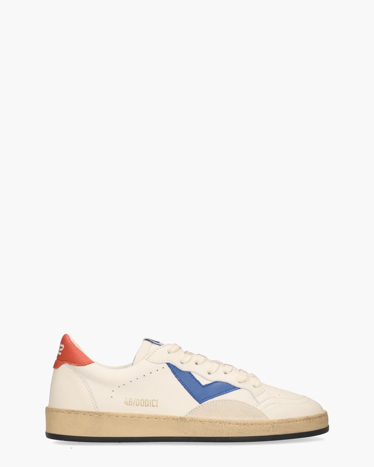 4B12 sneaker Play new sneaker wit blauw rood