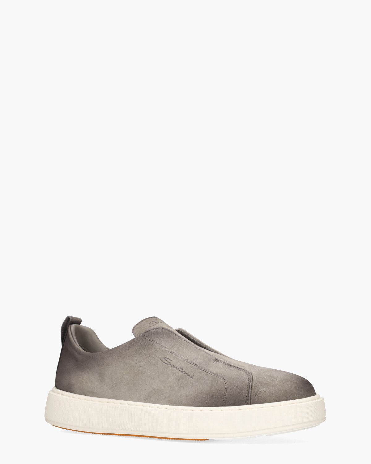 Santoni 21995 Grijs Herensneakers - Van Arendonk.nl