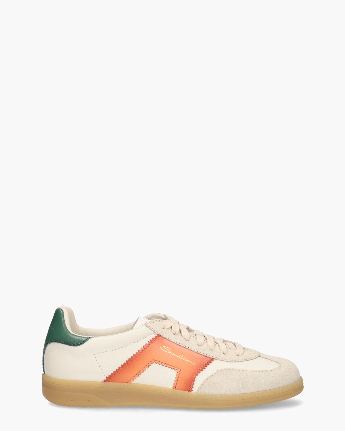 Santoni 21965 Off-White/Multicolor