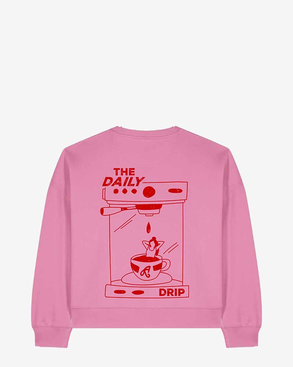 Aquila The Daily Drip Roze sweater