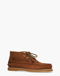 Authentic 3 Eye Classic Bootschoenen voor heren, bruin, pull upleer