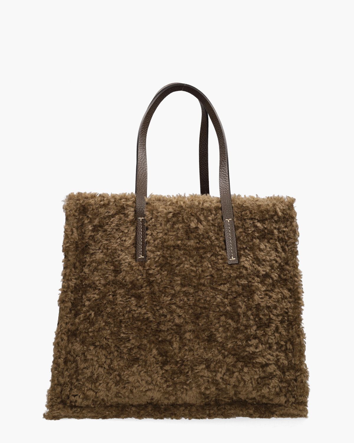 Maxi Shearling Bruin Tas