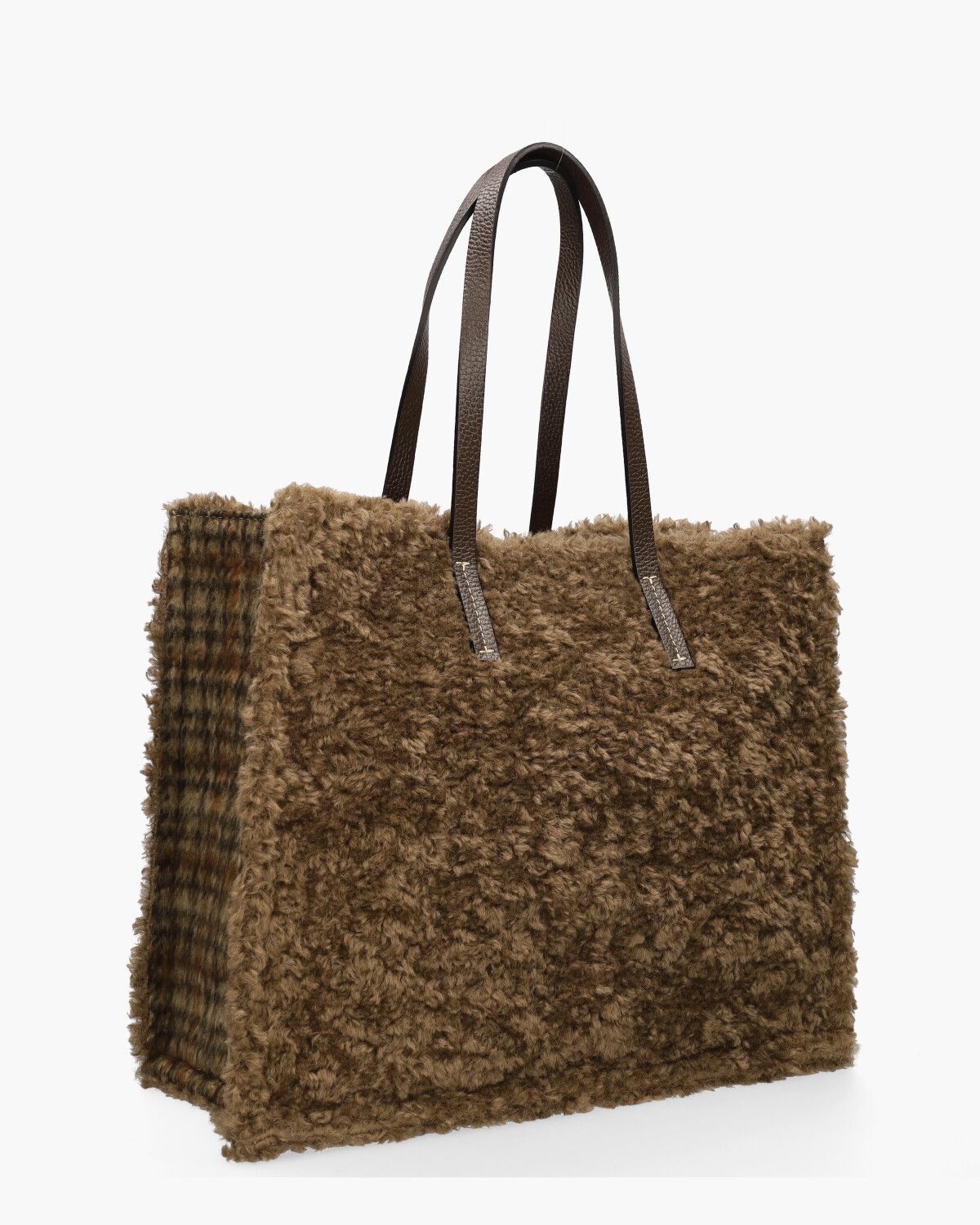 Maxi Shearling Bruin Tas