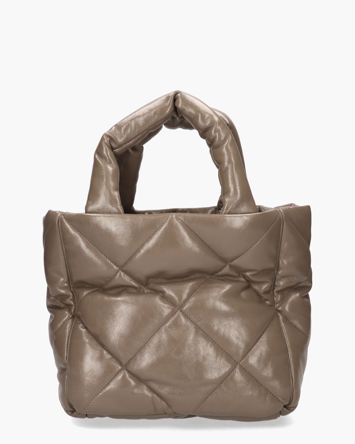Rosanne Diamond Bag Taupe Tas