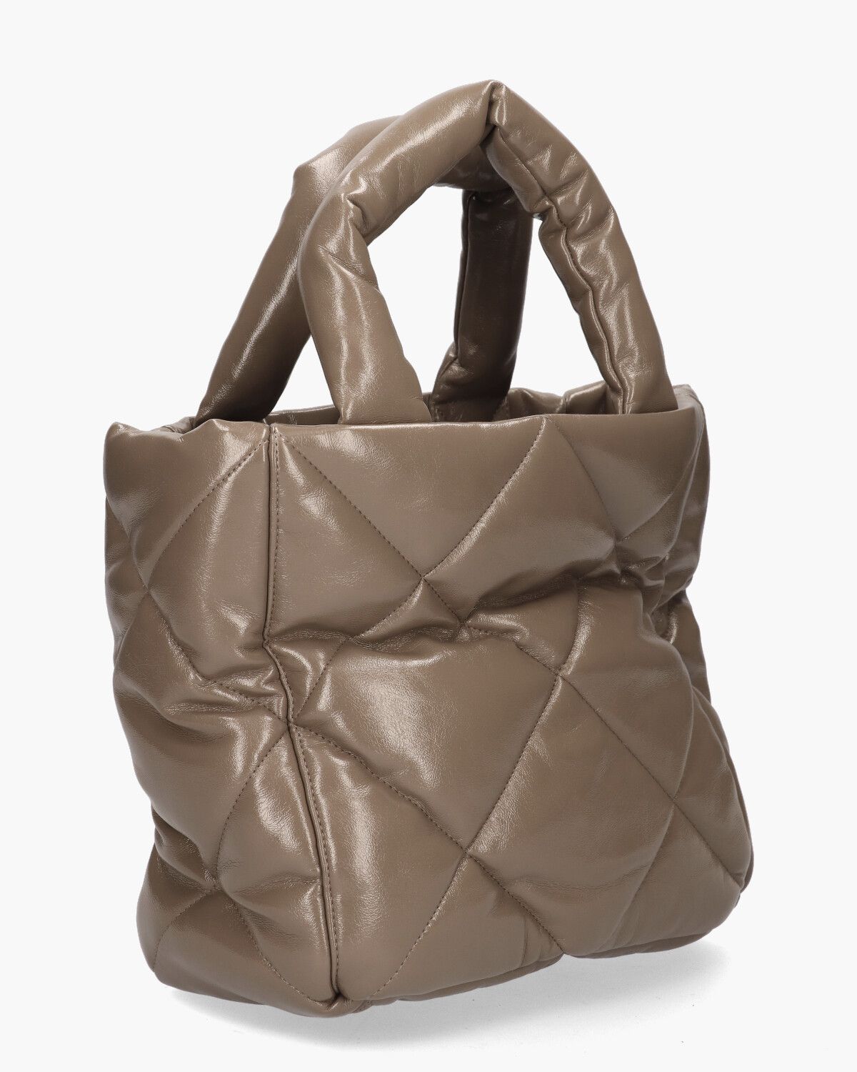 Rosanne Diamond Bag Taupe Tas