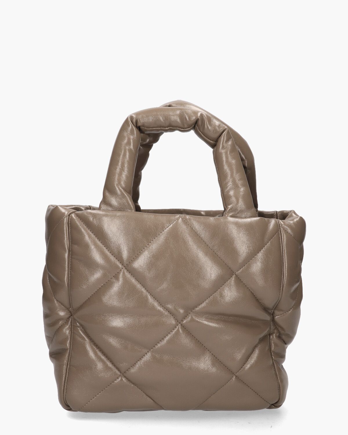 Rosanne Diamond Bag Taupe Tas