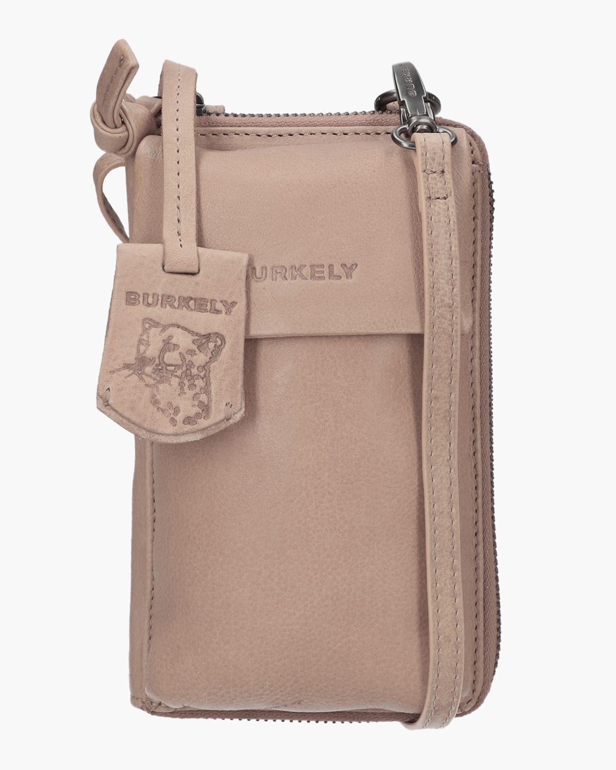 Just Jolie Phone Wallet Taupe Portemonnee