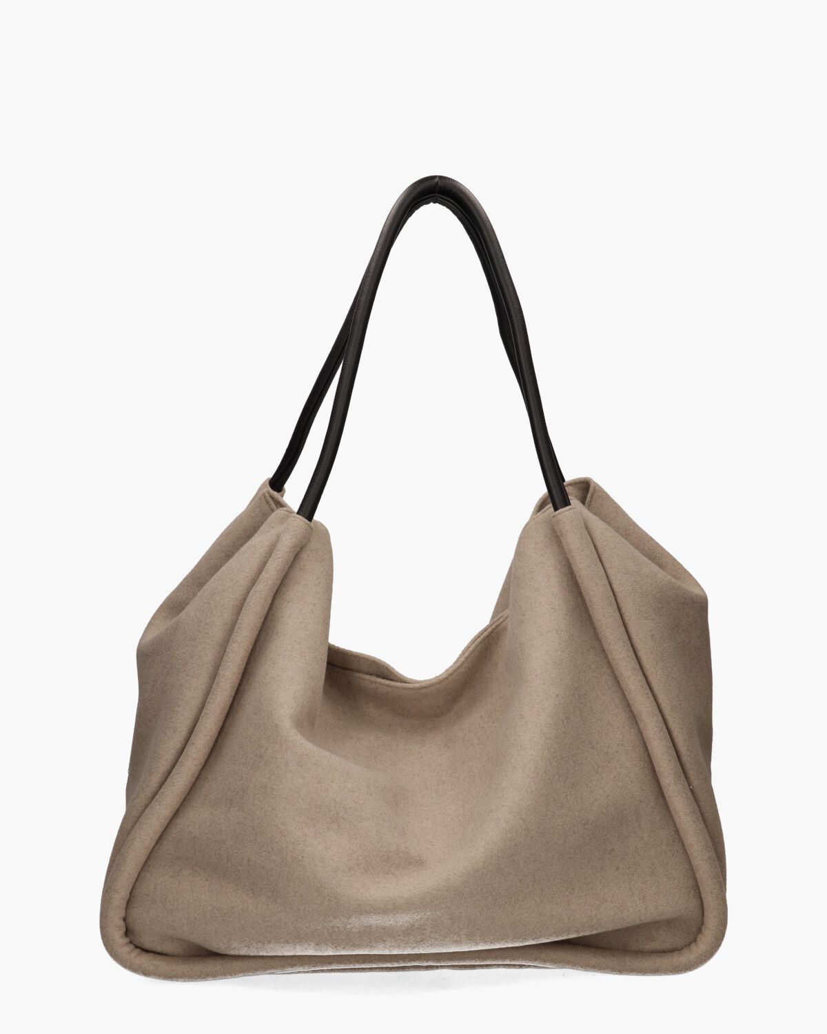 Day Woolen Mega Shopper Taupe Tas