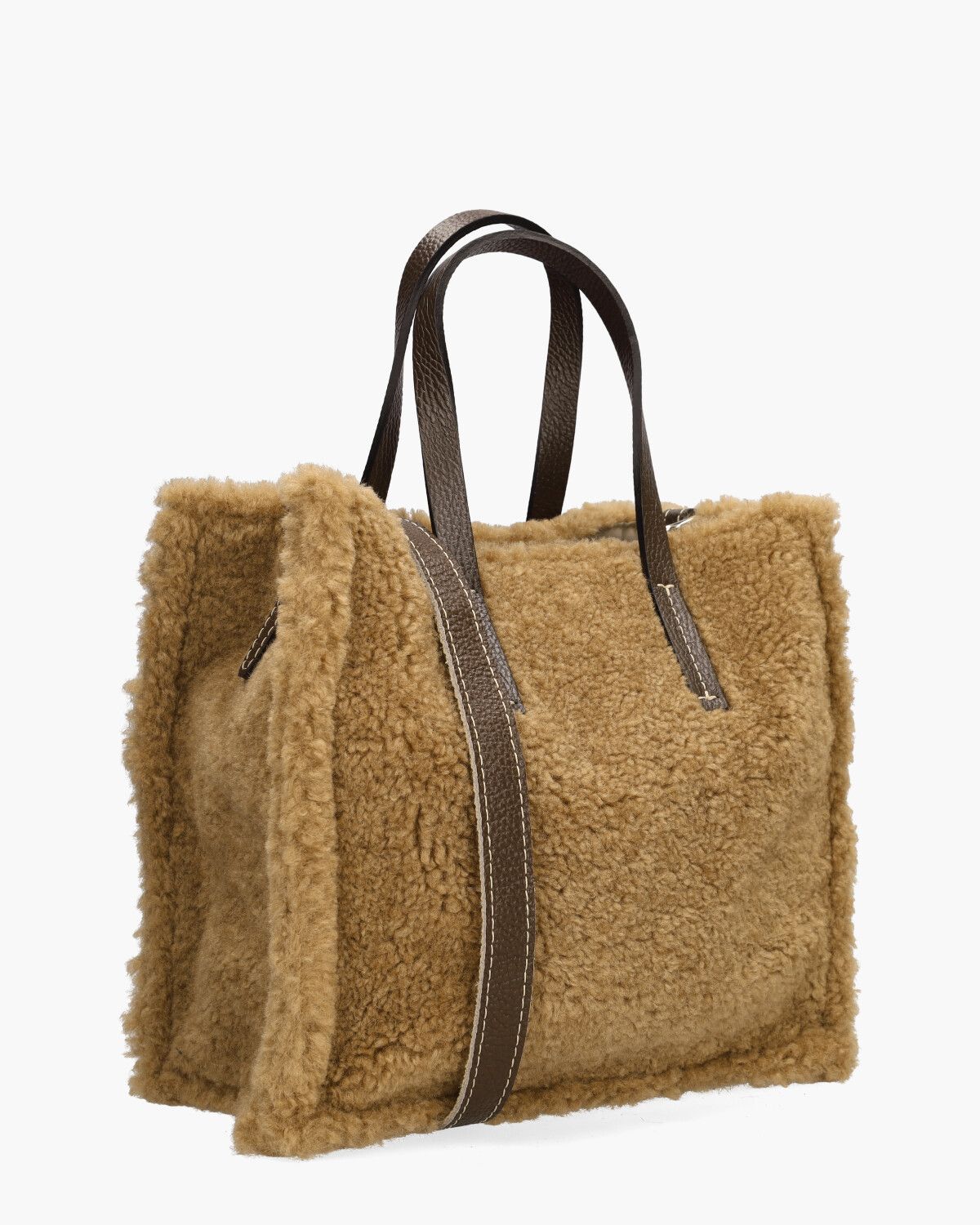 Shearling Bruin Tas