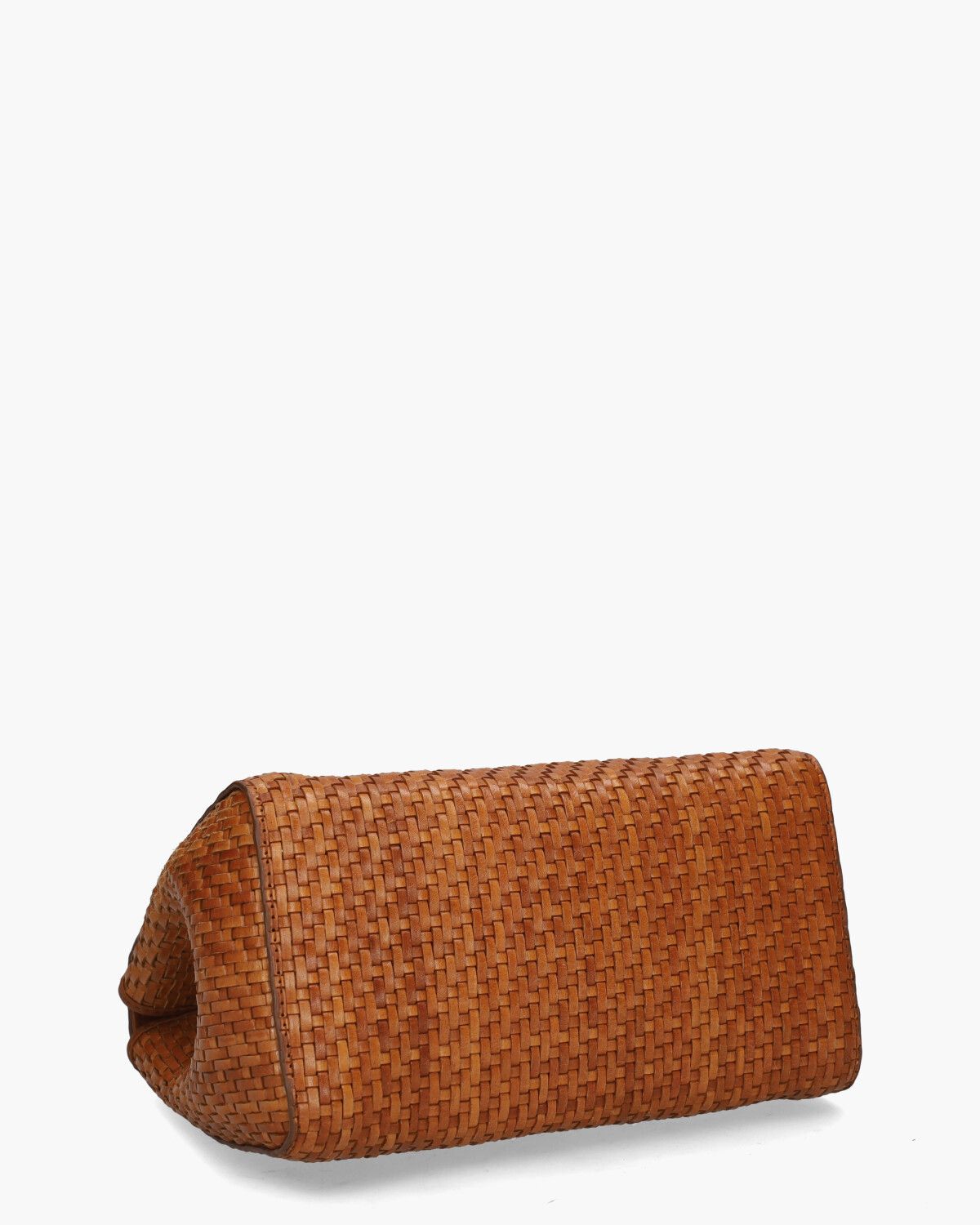 Kirsten Mini Bamboo Cognac Tas