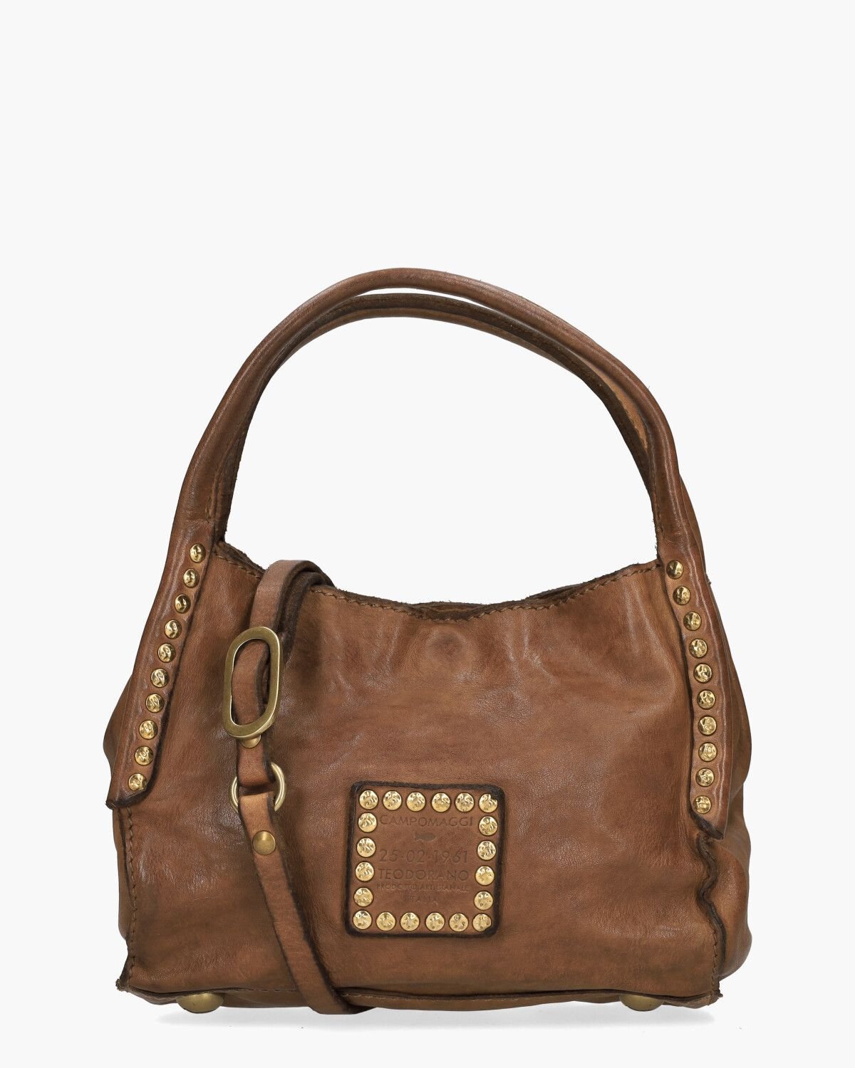 Lara Bruin/Cognac Tas