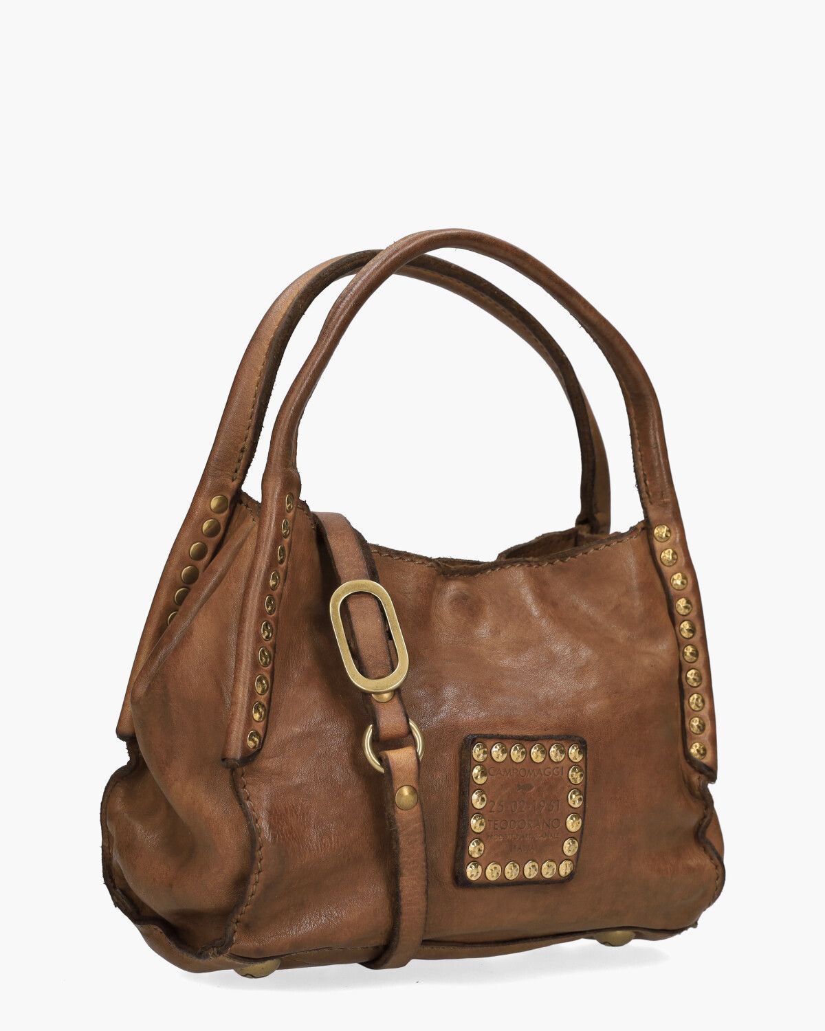 Lara Bruin/Cognac Tas