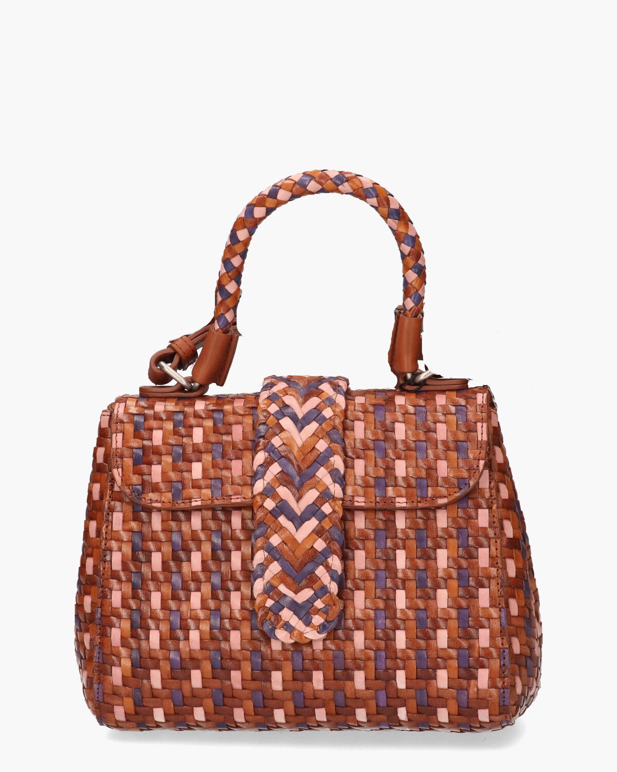 Kirsten Mini DJ Bruin/Multicolor Tas