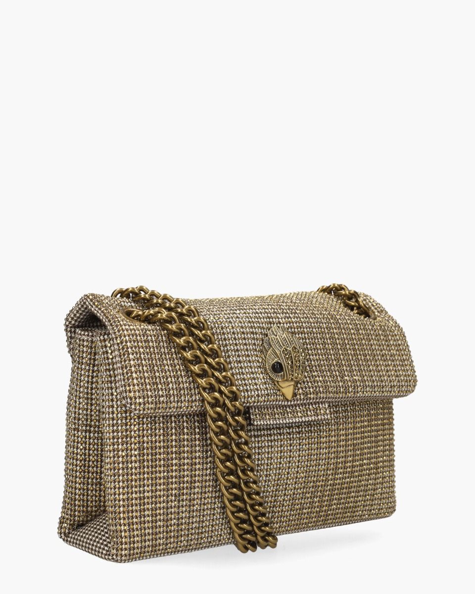 Mini Fabric Kensington Bag Goud Tas