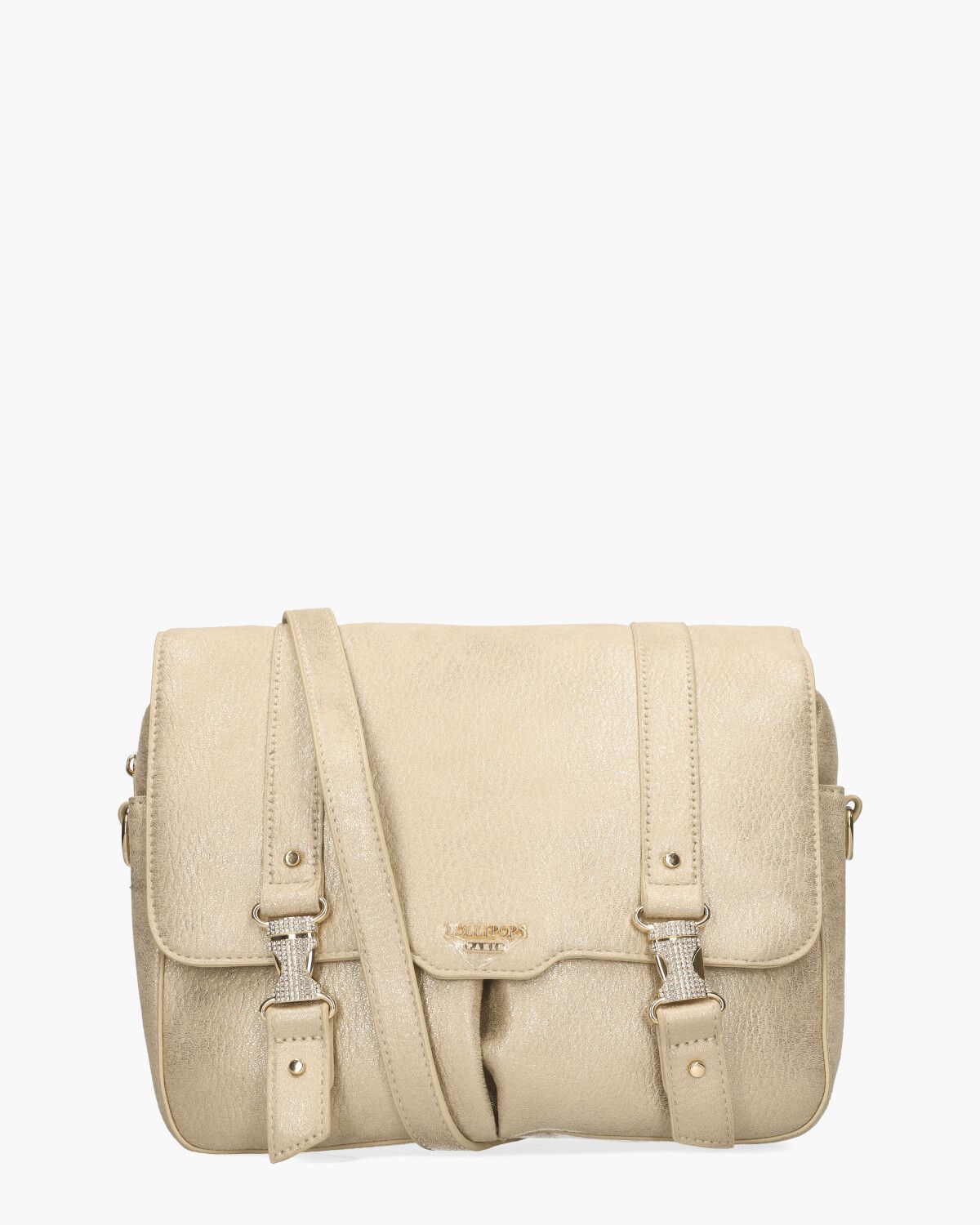 Paz Shoulder Bag Beige/Goud Tas