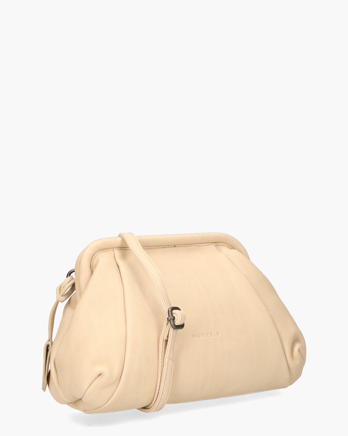 Just Jolie Dumpling Frame Bag Ecru Tas