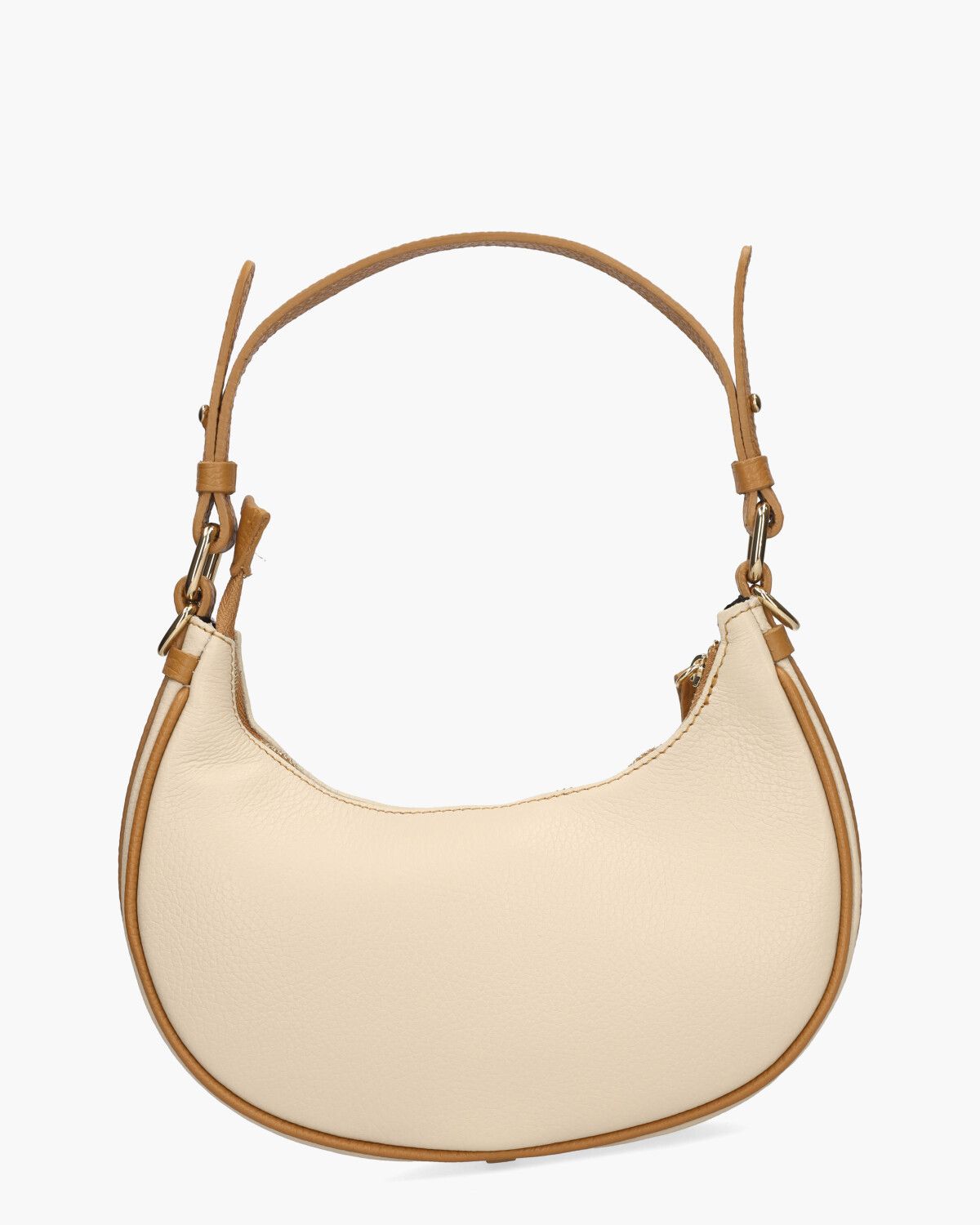 Warly-9 Off-White/Cognac Tas