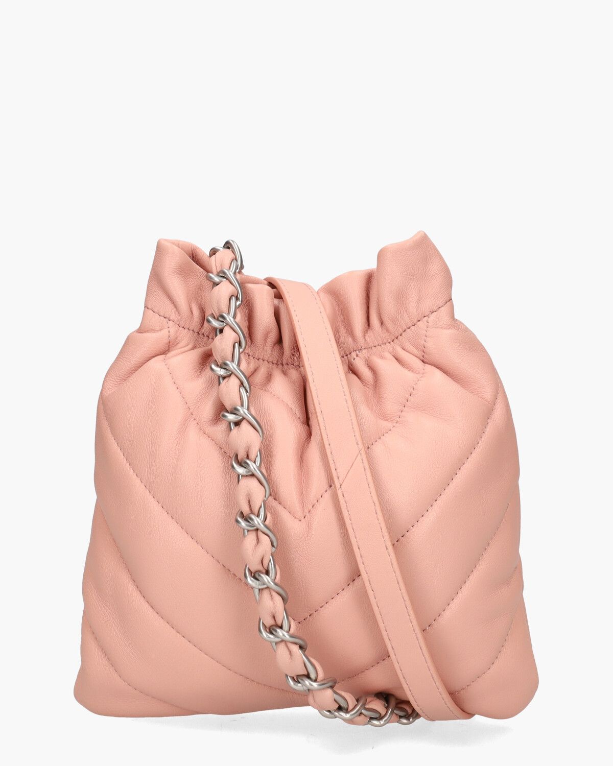 Lilou Quilting Silky Lichtroze Tas