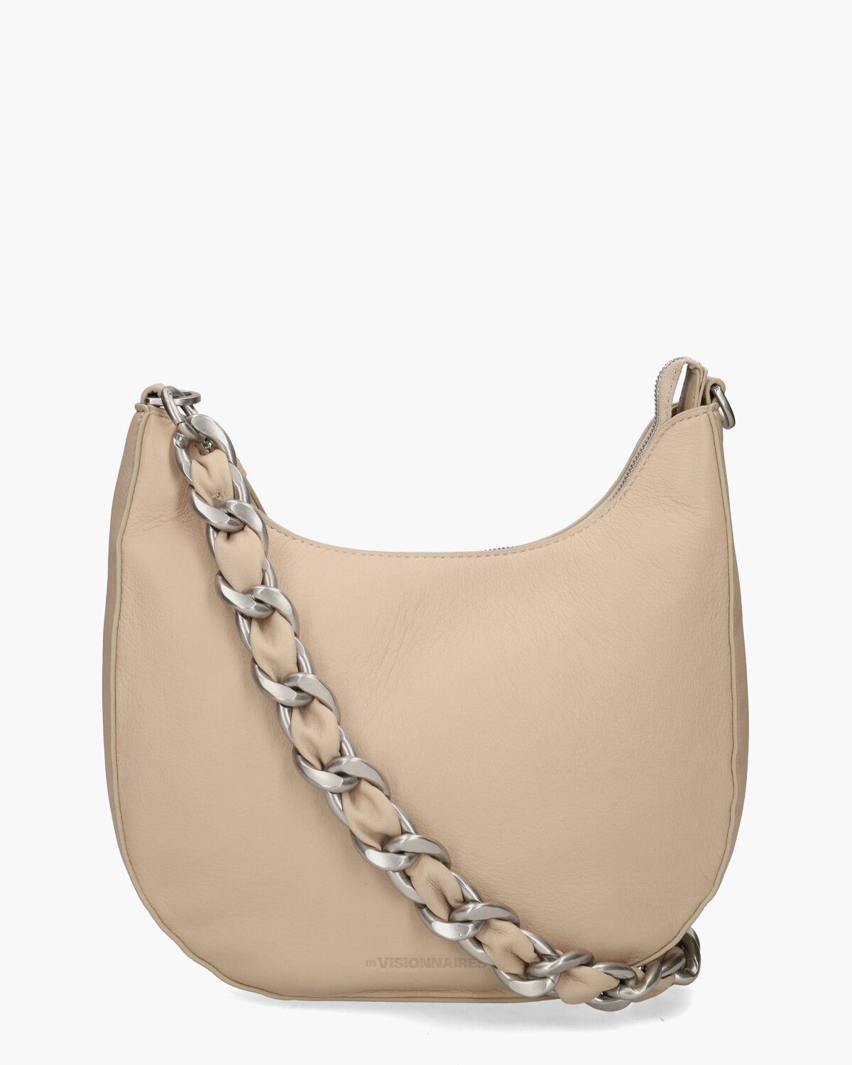 Harper Chain Grainy Beige Tas