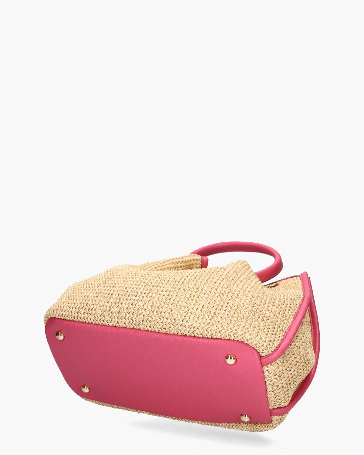 Loreto Handbag Ecru/Roze Tas