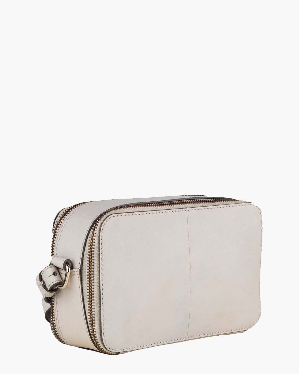 Parisian Paige Crossover Box Bag Off-White Tas