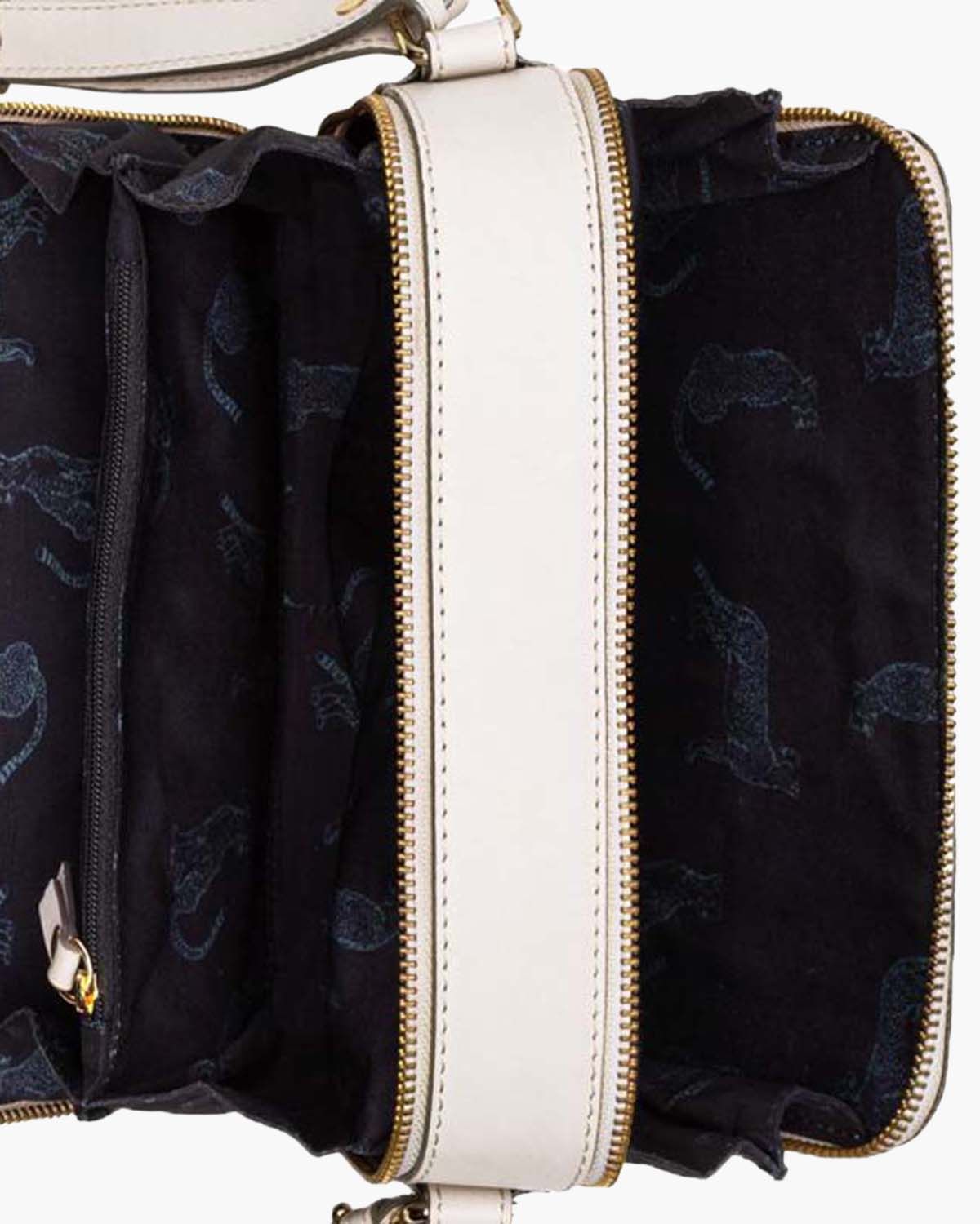Parisian Paige Crossover Box Bag Off-White Tas