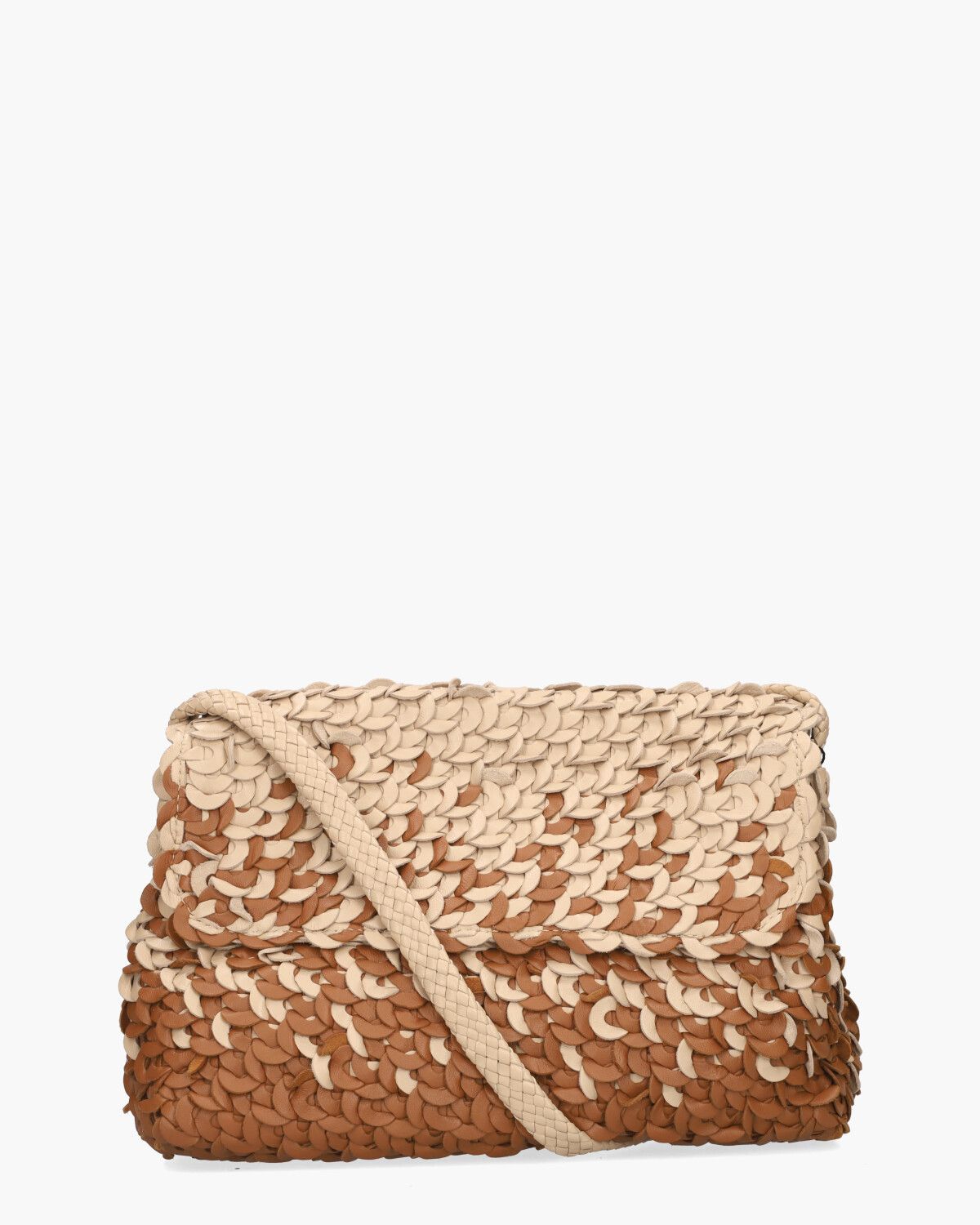 Caroline Canope Beige/Cognac Tas