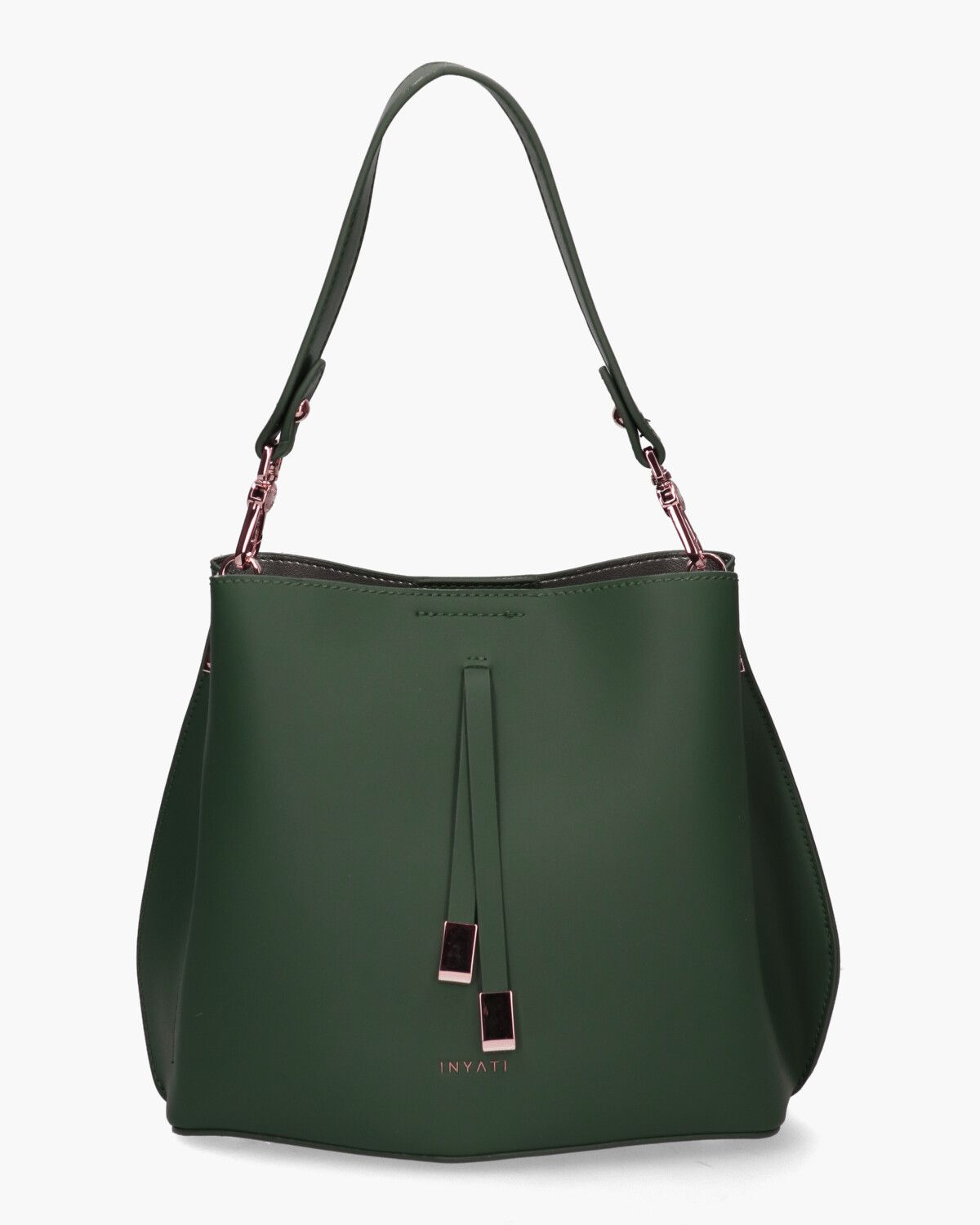 Cleo Donkergroen Tas