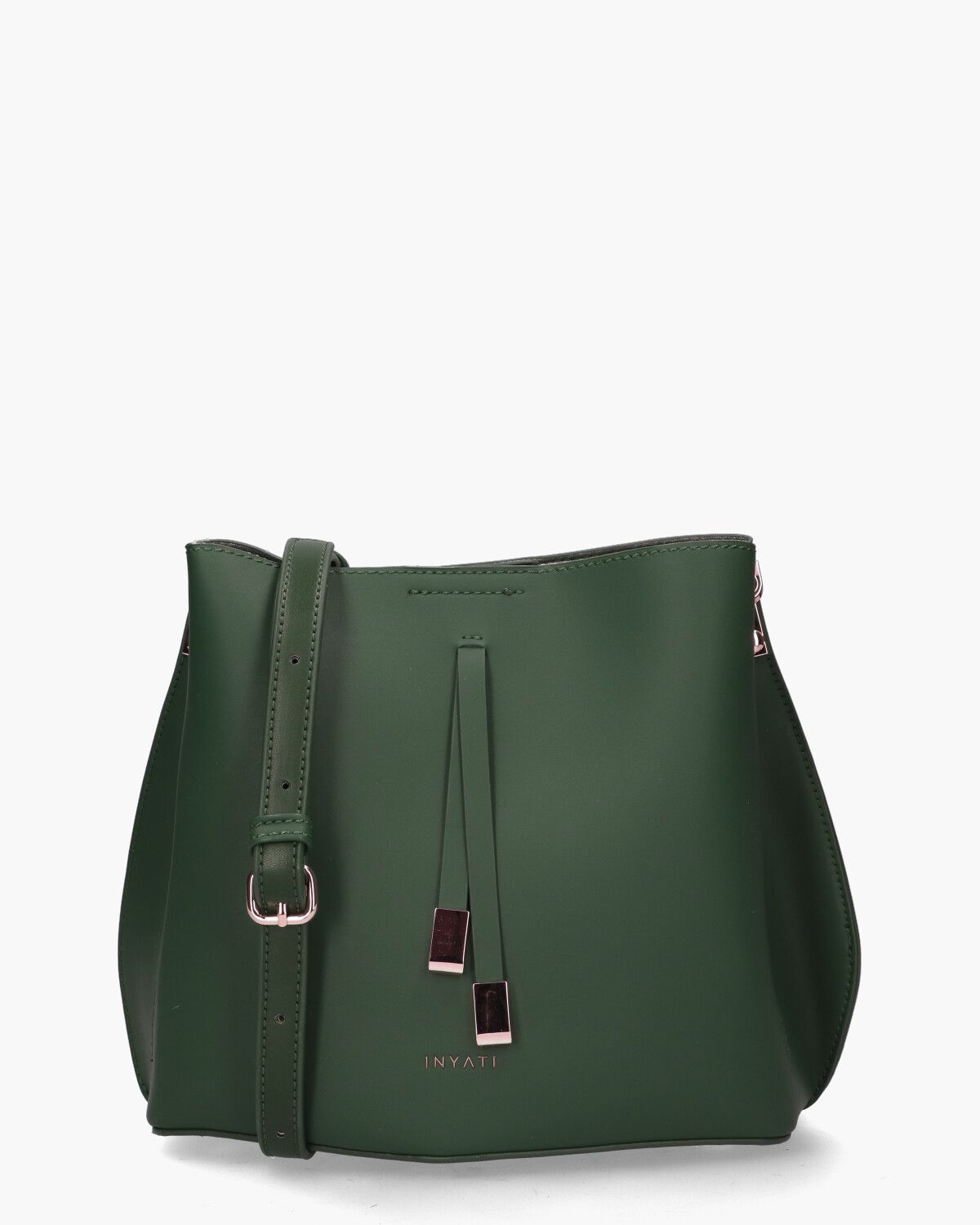 Cleo Donkergroen Tas