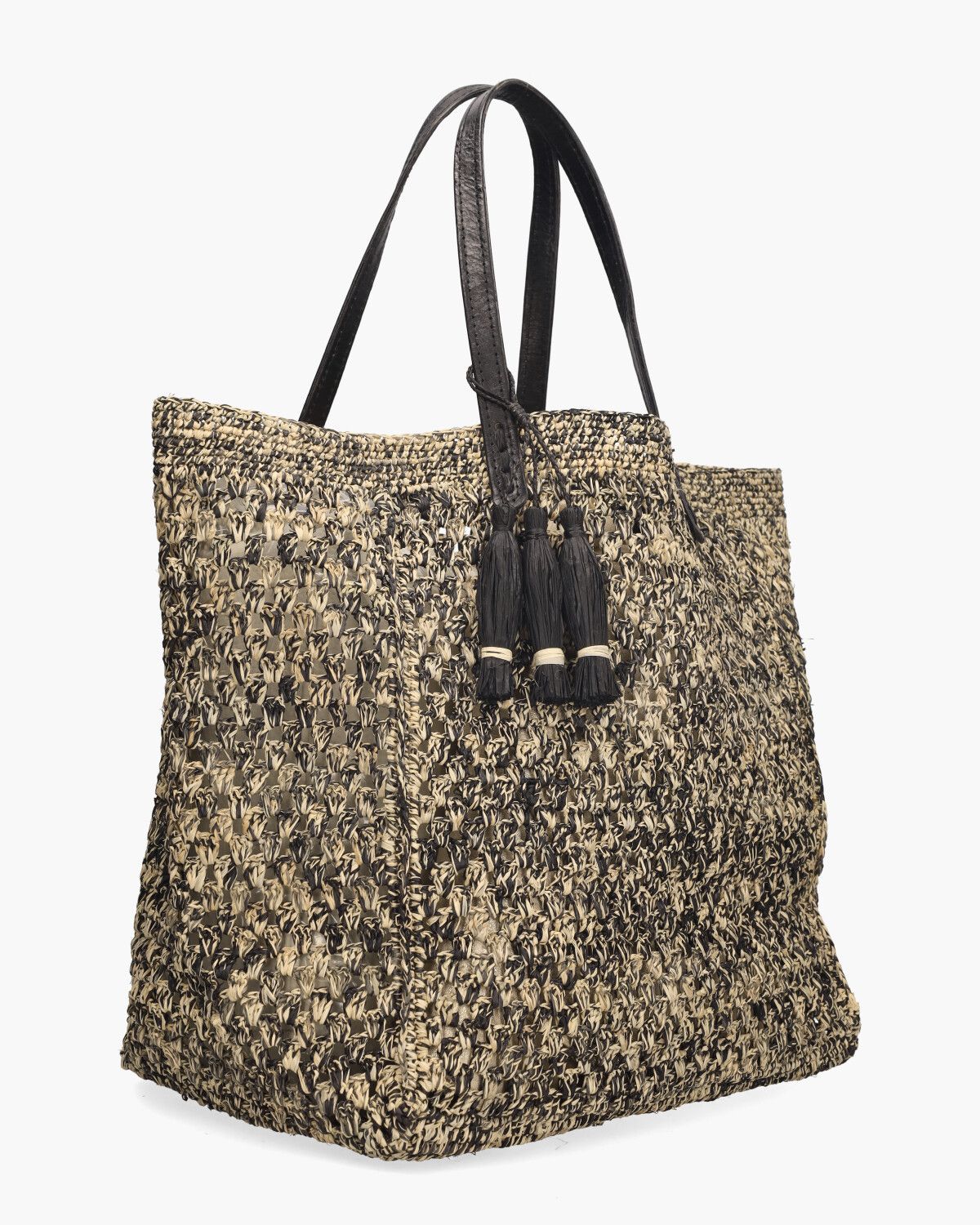 Tsara Basic GM Naturel/Zwart Tas
