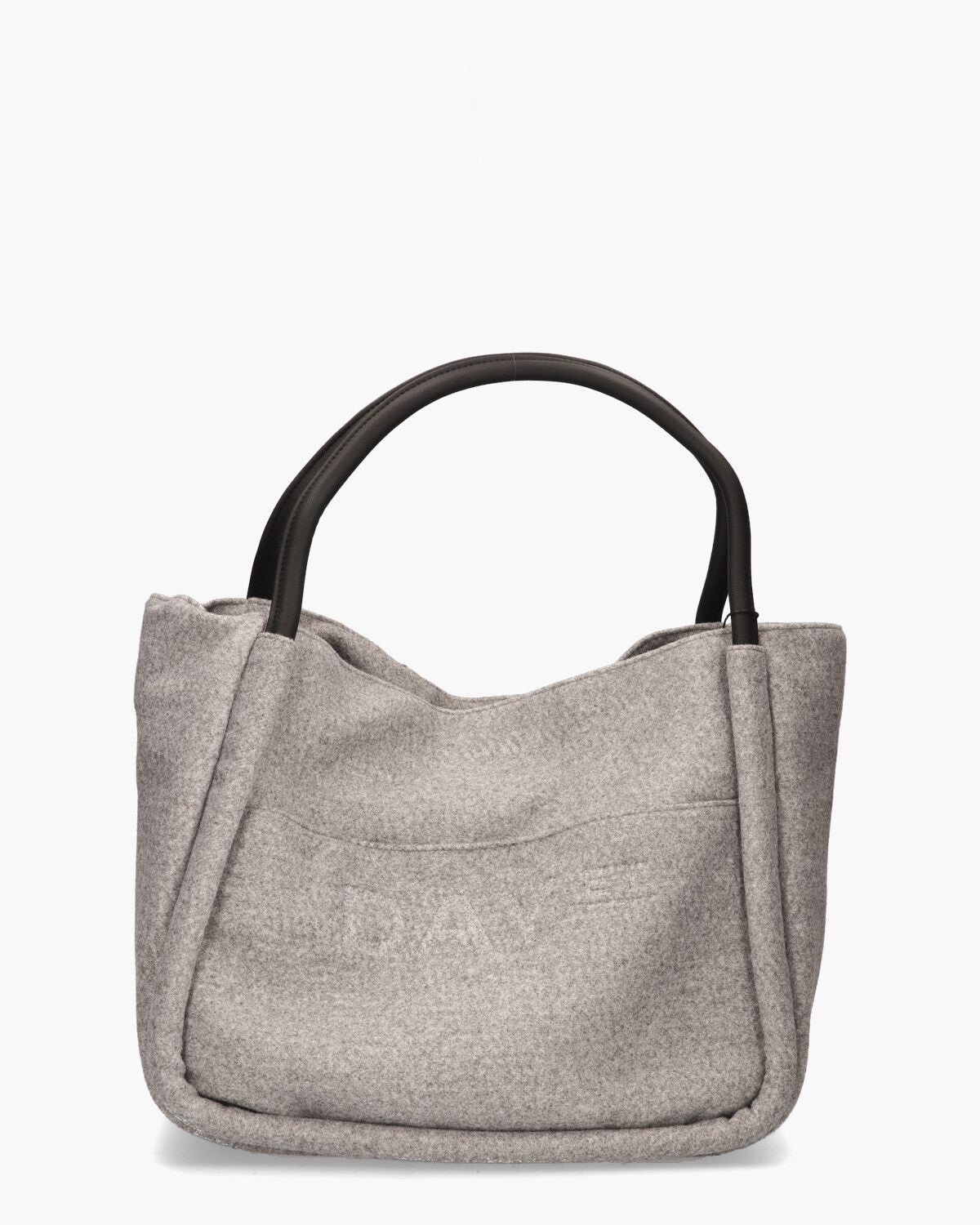 Day Woolen Small Shopper Grijs Tas