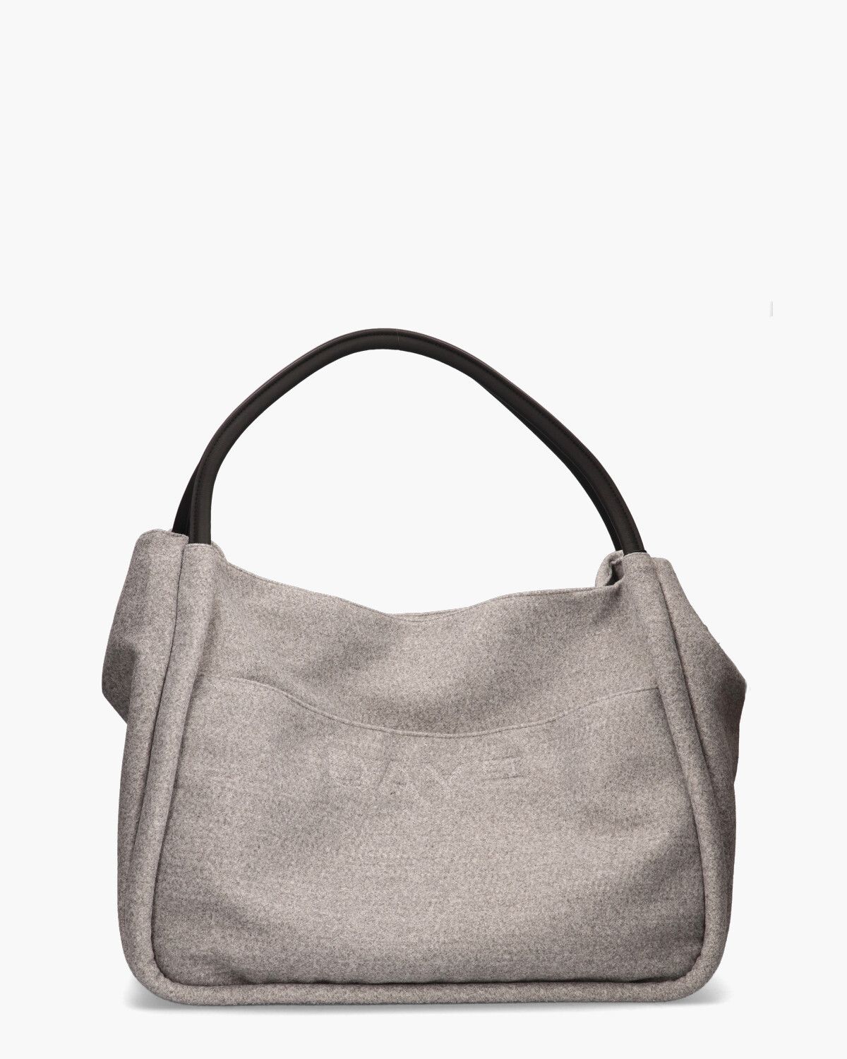 Day Woolen Mega Shopper Grijs Tas