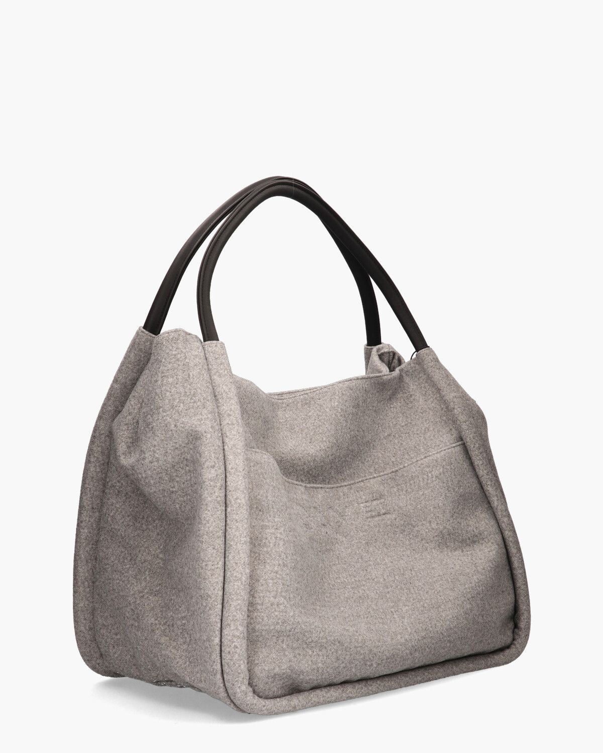 Day Woolen Mega Shopper Grijs Tas
