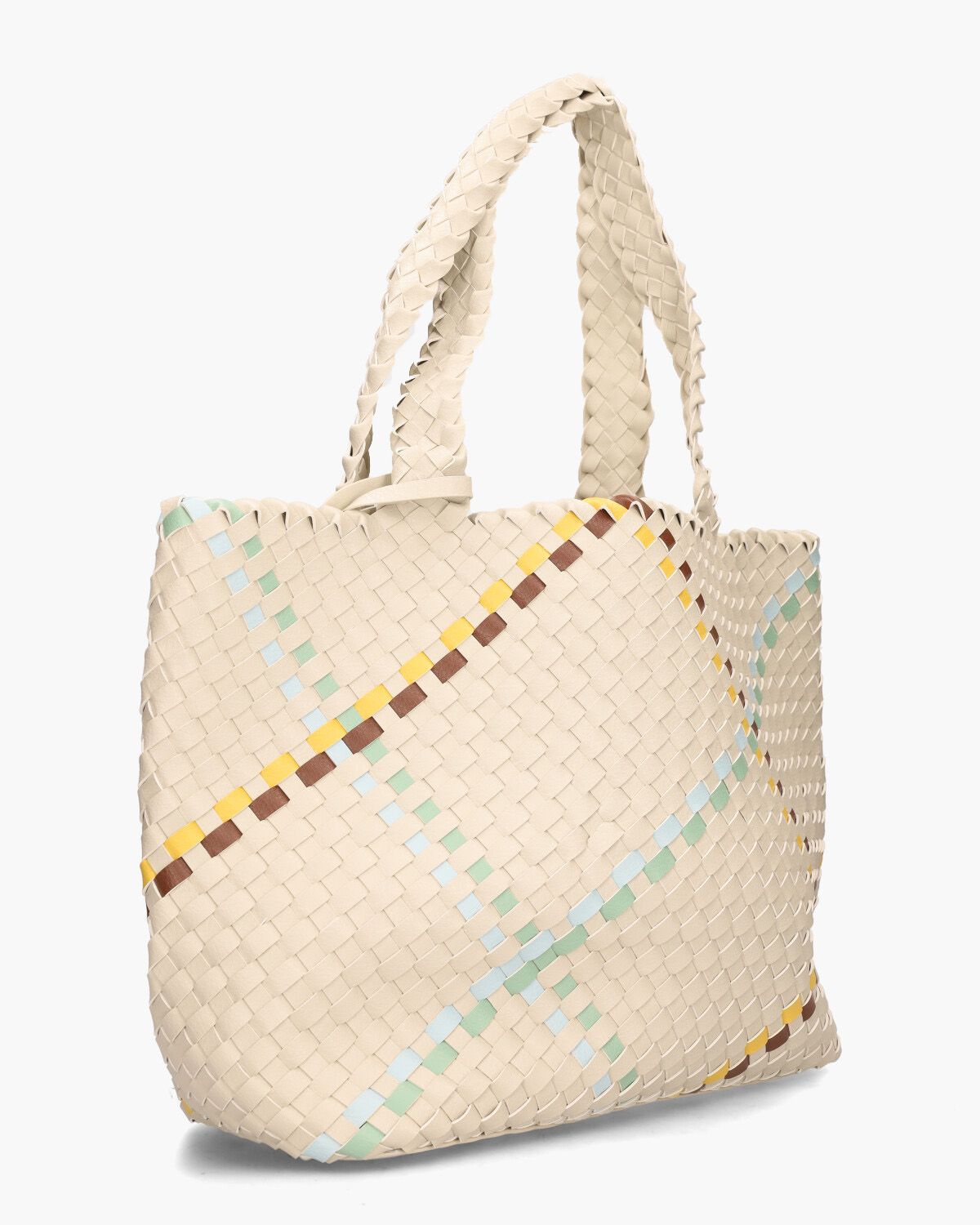 BAG06D Beige/Multicolor Tas 