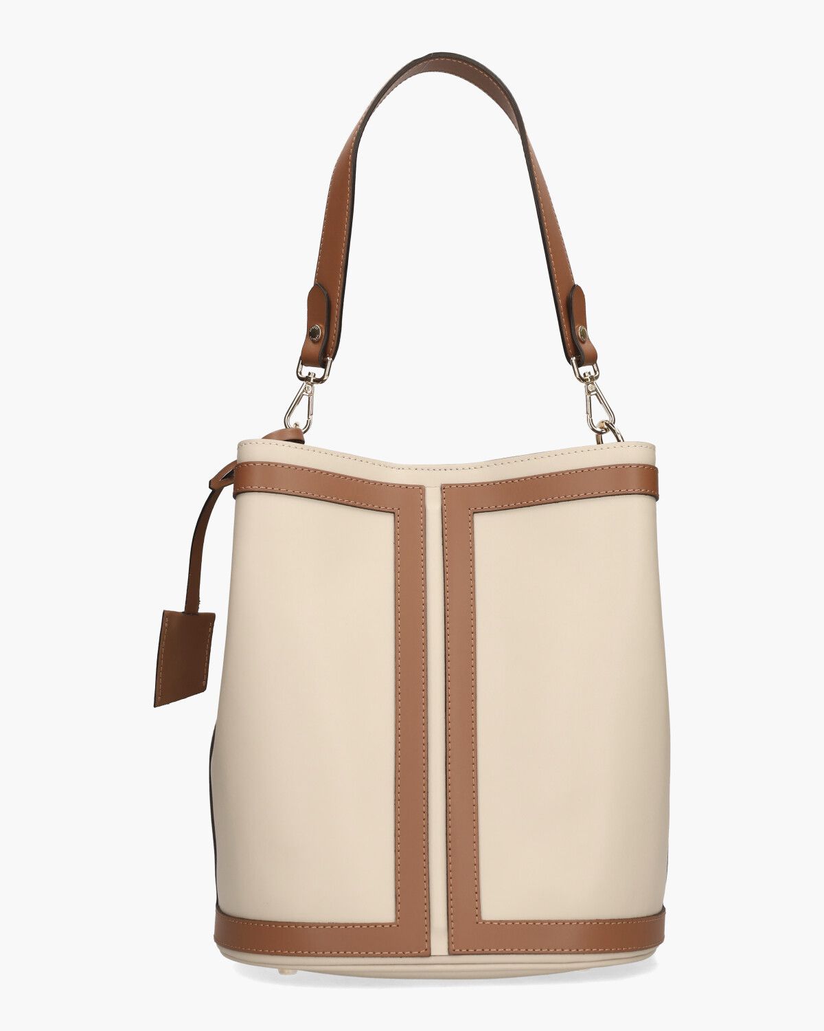 390 Off-White/Cognac Tas