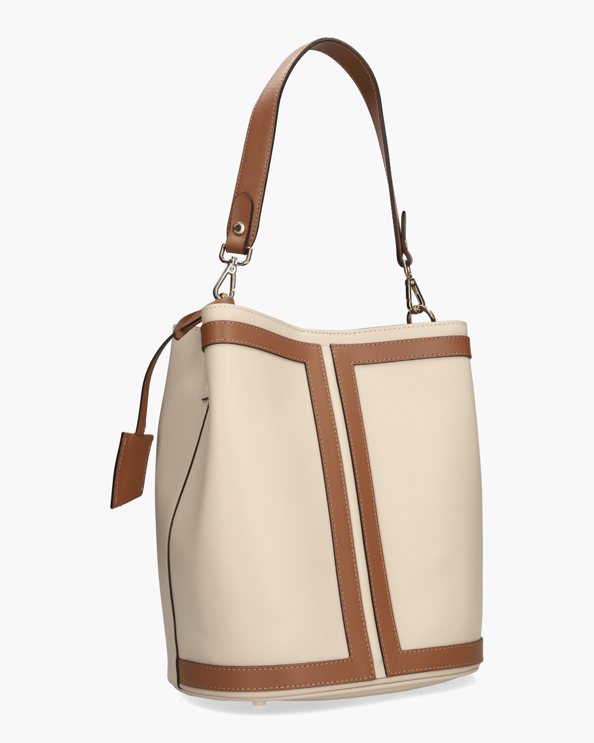 390 Off-White/Cognac Tas