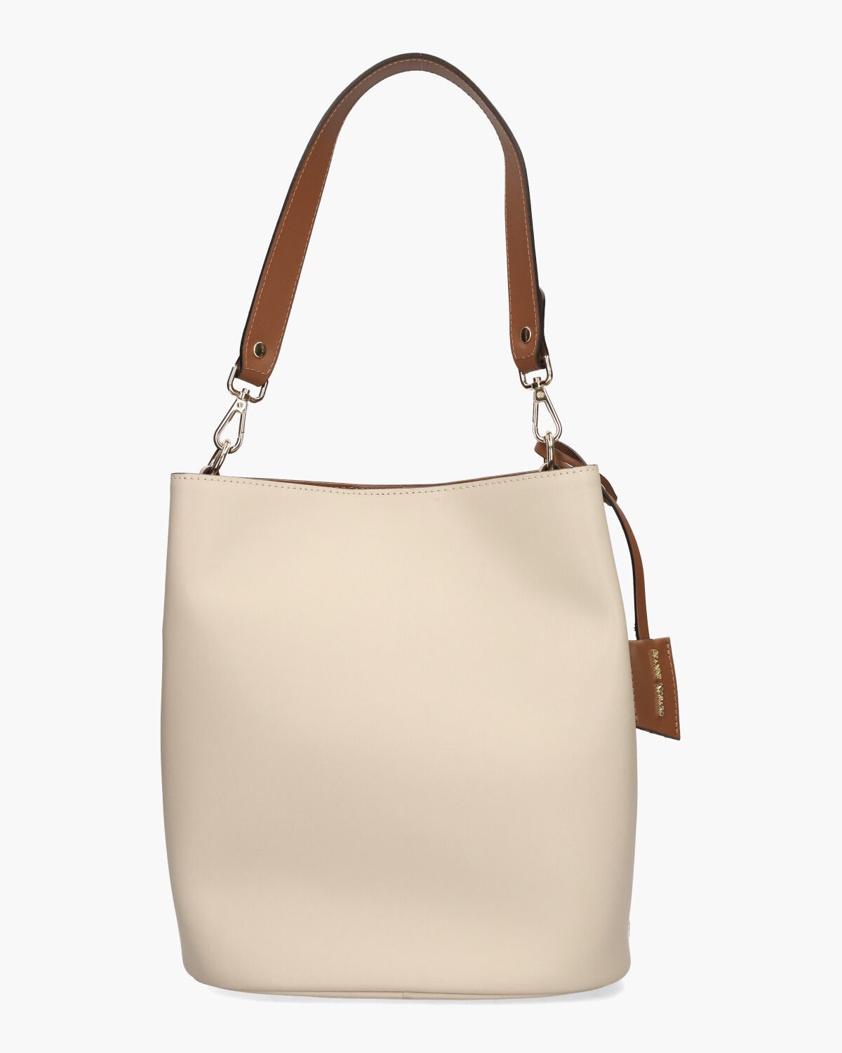 390 Off-White/Cognac Tas
